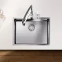 Blanco Claron 550-IF InFino selyemfényű rozsdamentes acél mosogató 521578