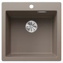   Blanco Pleon 5 egymedencés gránit mosogató 51,5x51 cm, tartufo 521675