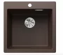 Blanco Pleon 5 egymedencés gránit mosogató 51,5x51 cm, kávé 521677