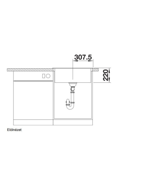 Blanco Pleon 6 egymedencés gránit mosogató 61,5x51 cm, fehér 521683