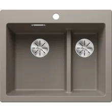   Blanco Pleon 6 Split két medencés 61,5x51 cm gránit mosogató, tartufo 21696