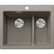 Blanco Pleon 6 Split két medencés 61,5x51 cm gránit mosogató, tartufo 21696