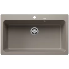   Blanco Naya XL 9 Silgranit 86x51 cm mosogató túlfolyóval és lefolyógarnitúrával, tartufo 521819