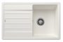 Blanco Legra 45 S gránit mosogató csepegtető felülettel 78x50 cm és lefolyógarnitúrával, fehér 522203