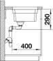 Blanco Etagon 500-U PD antracit mosogató 522227