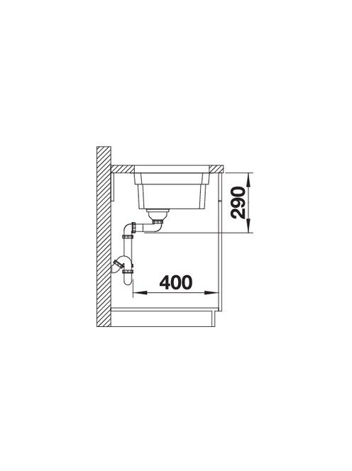 Blanco Etagon 500-U PD fehér mosogató 522231