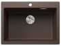 Blanco Pleon 8 egymedencés gránit mosogató 70x51 cm, kávé 523052