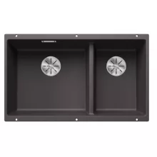   Blanco Subline 430/270-U kétmedencés gránit mosogató 75,5x46 cm balos / palaszürke 523152
