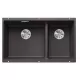Blanco Subline 430/270-U kétmedencés gránit mosogató 75,5x46 cm balos / palaszürke 523152