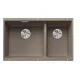 Blanco Subline 430/270-U kétmedencés gránit mosogató 75,5x46 cm balos / tartufo 523158