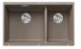 Blanco Subline 430/270-U kétmedencés gránit mosogató 75,5x46 cm balos / tartufo 523158