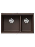 Blanco Subline 430/270-U kétmedencés gránit mosogató 75,5x46 cm balos / kávé 523160