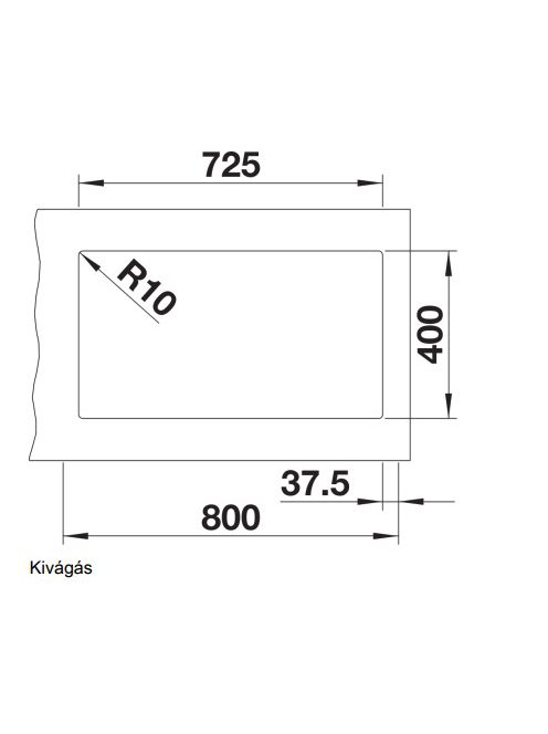 Blanco Subline 430/270-U kétmedencés gránit mosogató 75,5x46 cm balos / kávé 523160