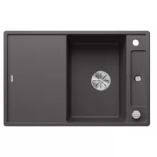   Blanco Axia III 45 S gránit mosogató csepegtető felülettel és üveg vágólappal 78x51 cm, palaszürke 523184