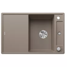   Blanco Axia III 45 S gránit mosogató csepegtető felülettel és üveg vágólappal 78x51 cm, tartufo 523190