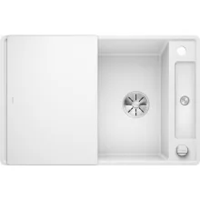   Blanco Axia III 45 S-F Silgránit mosogató excenterrel, üveg vágólappal, fehér 523202