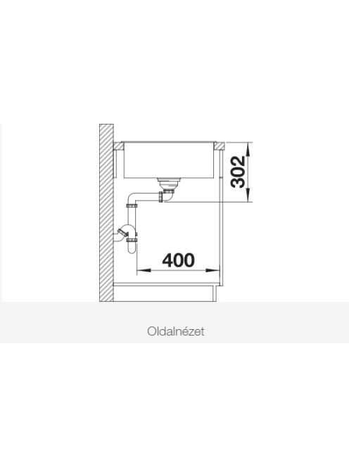 Blanco Axia III 5 S antracit Silgránit mosogató 91,5x51 cm excenterrel, fa vágódeszkával és szűrőkosárral 523205