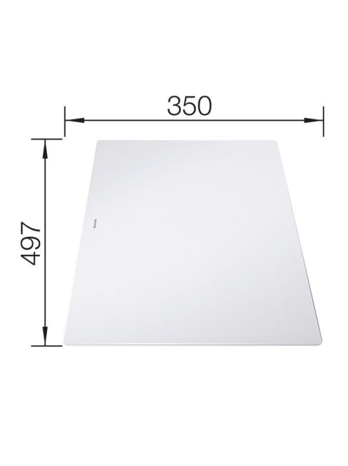 Blanco Axia III 5 S tartufo mosogató üveg vágólappal 523222