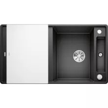   Blanco Axia III 5 S-F Silgránit mosogató excenterrel, üveg vágólappal, antracit 523231