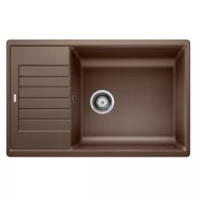   Blanco Zia XL 6 S Compact gránit mosogató csepegtetővel 78x50 cm, kávé 523282