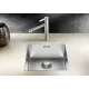 Blanco Claron 400-U DX Durinox matt rozsdamentes acél mosogató 523385