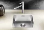 Blanco Claron 400-U DX Durinox matt rozsdamentes acél mosogató 523385