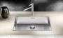 Blanco Claron 700-IF DX Durinox matt rozsdamentes acél mosogató 523391