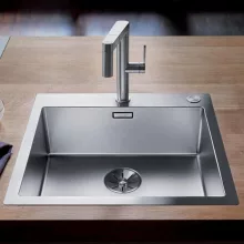   Blanco Claron 500-IF/A DX Durinox matt rozsdamentes acél mosogató 523393