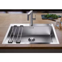   Blanco Claron 700-IF/A egy medencés durinox rozsdamentes acél mosogató 76x51 cm kiegészítőkkel 523394