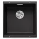 Blanco Subline 400-U egymedencés gránit mosogató lefolyógarnitúrával 43x46 cm, antracit 523422