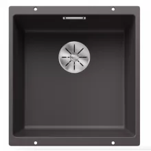   Blanco Subline 400-U egymedencés gránit mosogató lefolyógarnitúrával 43x46 cm, palaszürke 523423
