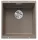 Blanco Subline 400-U egymedencés gránit mosogató lefolyógarnitúrával 43x46 cm, tartufo 523429