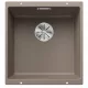 Blanco Subline 400-U egymedencés gránit mosogató lefolyógarnitúrával 43x46 cm, tartufo 523429
