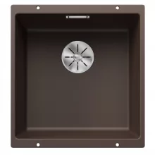   Blanco Subline 400-U egymedencés gránit mosogató lefolyógarnitúrával 43x46 cm, kávé 523431