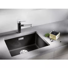   Blanco Subline 500-U egymedencés gránit mosogató 53x46 cm, antracit 523432