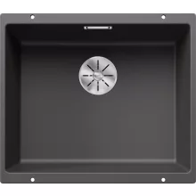   Blanco Subline 500-U egymedencés gránit mosogató 53x46 cm, palaszürke 523433