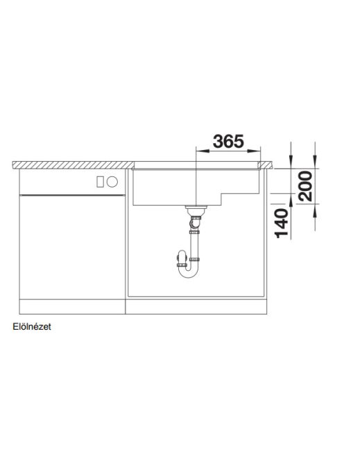 Blanco Subline 700-U Level fehér mosogató 523456