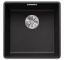 Blanco Subline 400-F gránit mosogató 42,7x42,7 cm lefolyóganitúrával, antracit 523475