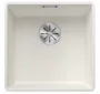 Blanco Subline 400-F gránit mosogató 42,7x42,7 cm lefolyóganitúrával, fehér 523497