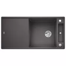   Blanco Axia III XL 6 S Silgránit mosogató excenterrel, fa vágódeszka, palaszürke 523501