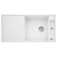   Blanco Axia III XL 6 S Silgránit mosogató excenterrel, fa vágódeszka, fehér 523504