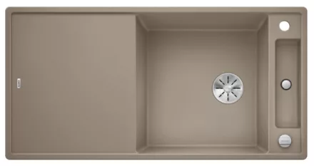 Blanco Axia III XL 6 S Silgránit mosogató excenterrel, fa vágódeszka, tartufo 523507
