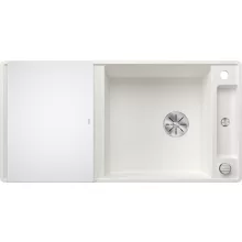   Blanco Axia III XL 6 S-F Silgránit mosogató excenterrel, üveg vágólappal, fehér 523529