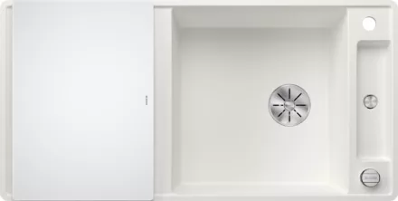 Blanco Axia III XL 6 S-F Silgránit mosogató excenterrel, üveg vágólappal, fehér 523529
