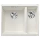 Blanco Subline 340/160-U két medencés gránit mosogató 55,5x46 cm, balos / fehér 523552