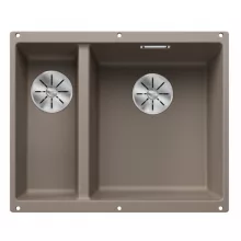   Blanco Subline 340/160-U két medencés gránit mosogató 55,5x46 cm, jobbos / tartufo 523565