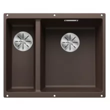   Blanco Subline 340/160-U két medencés gránit mosogató 55,5x46 cm, jobbos / kávé 523567
