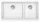 Blanco Subline 480/320-U két medencés gránit mosogató 85,5x46 cm kiegészítőkkel, fehér 523588