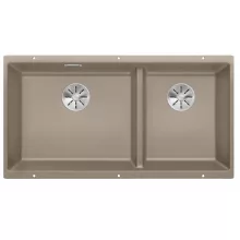   Blanco Subline 480/320-U két medencés gránit mosogató 85,5x46 cm kiegészítőkkel, tartufo 523591