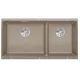 Blanco Subline 480/320-U két medencés gránit mosogató 85,5x46 cm kiegészítőkkel, tartufo 523591